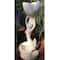 Santa's Workshop Antique White 23.5" Cold Cast Mermaid with Shell